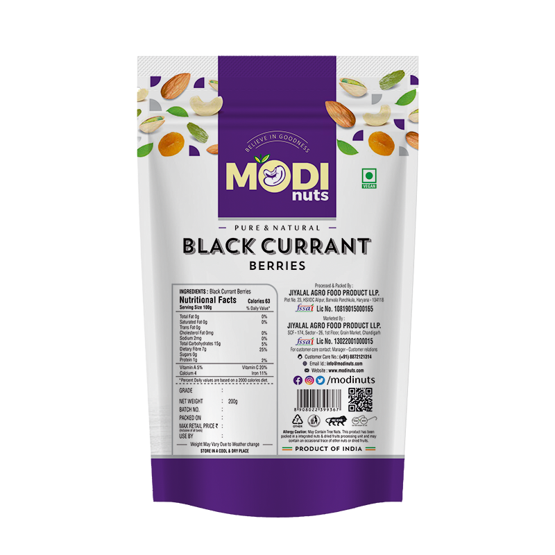 Premium Black Currants – Natural Sweet Dry Fruit