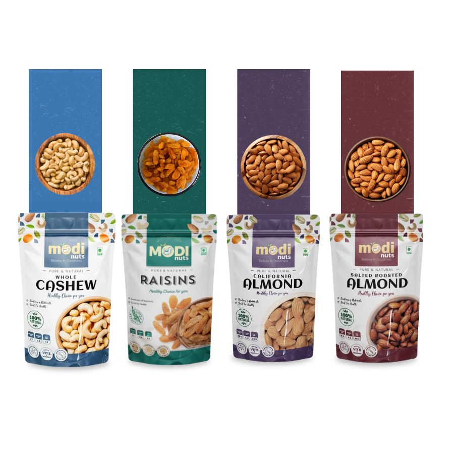 Buy Healthy Dry Fruits Combo (100g Each) – Free Shipping Available