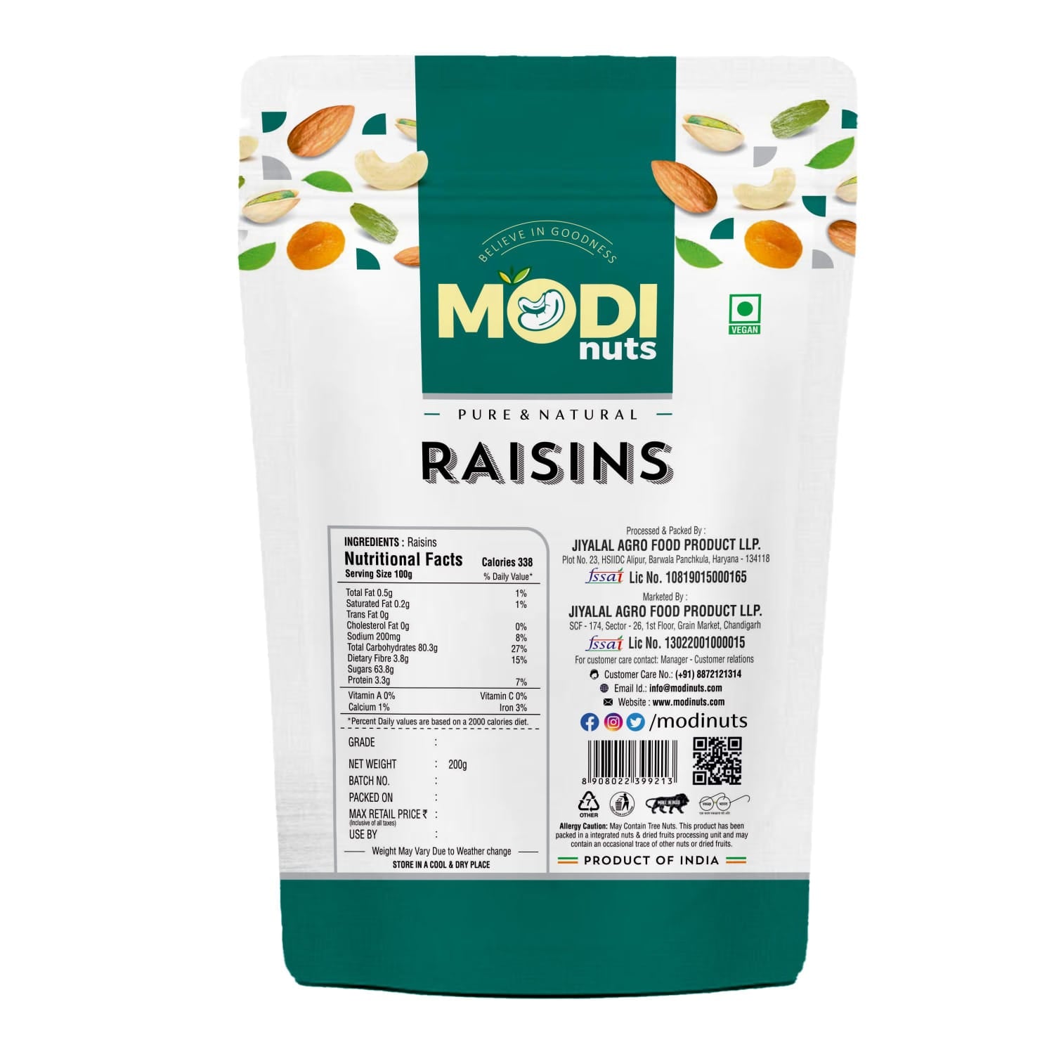 Healthy Green Raisins- Modi Nuts