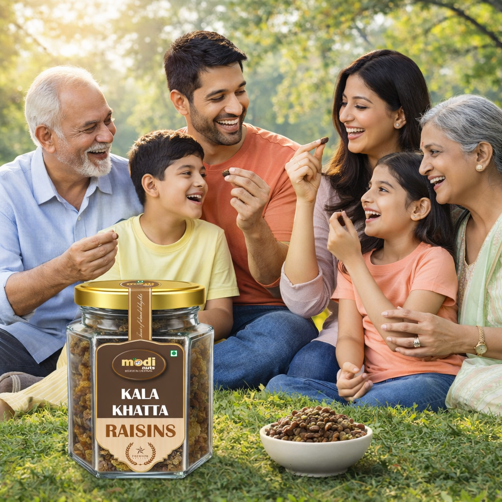 Modinuts Premium Quality Kala Khatta Raisins (Pack of 2)