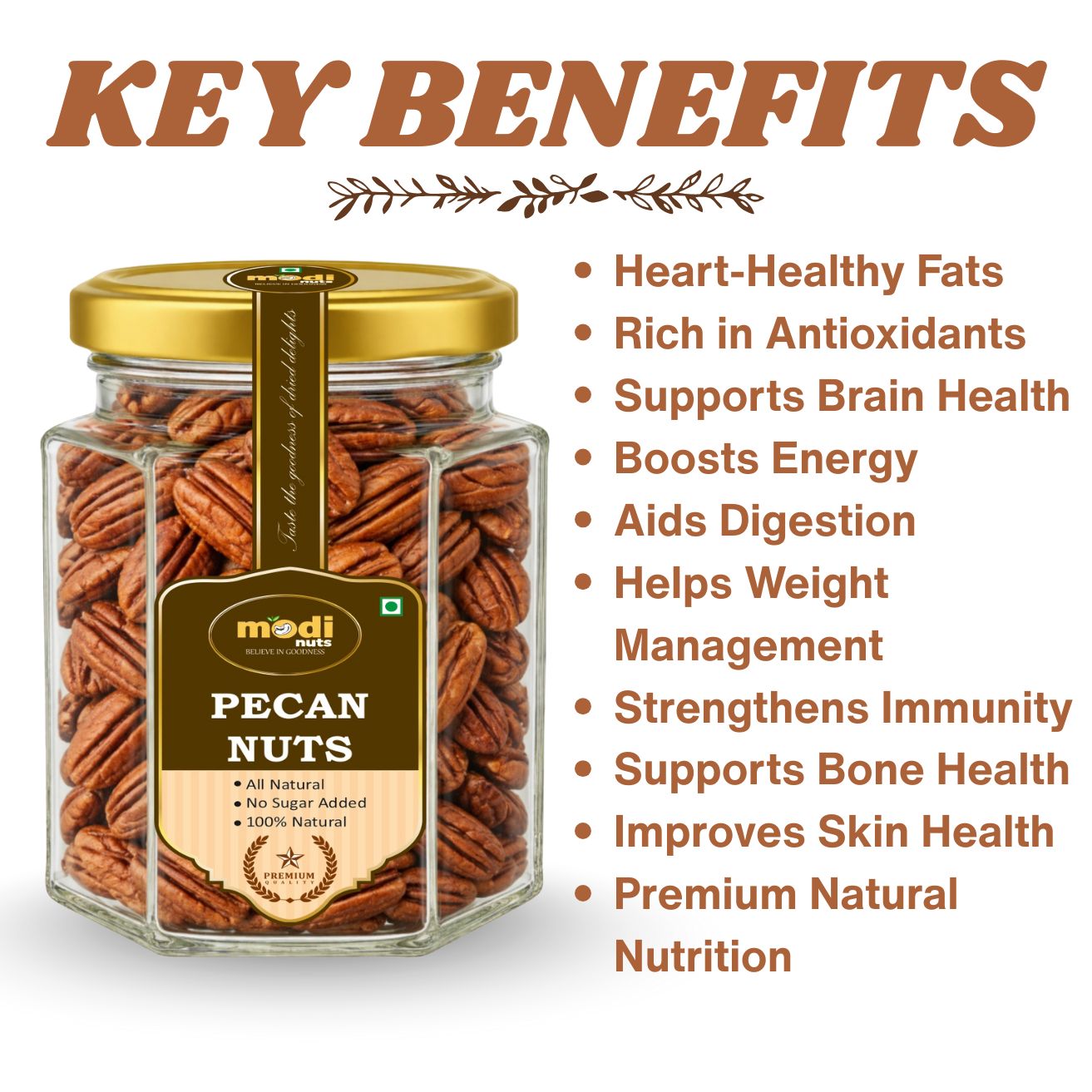 Modinuts Premium Pecan Nuts Without Shell