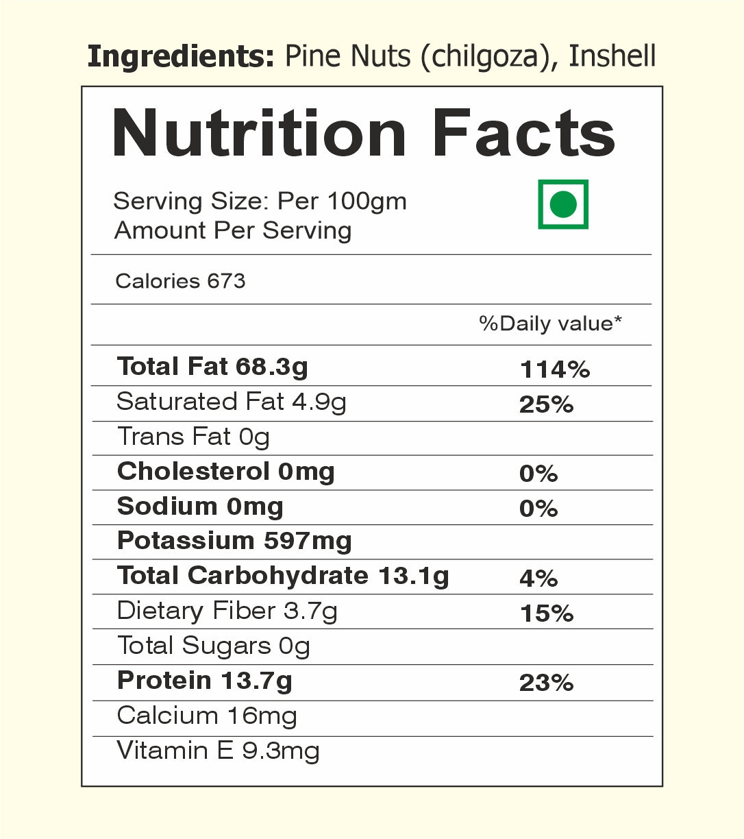 Modinuts Premium Chilgoza (Pine Nuts) – High-Quality In shell Pine Nuts | Natural, Fresh & Crunchy | Rich in Protein & Healthy Fats