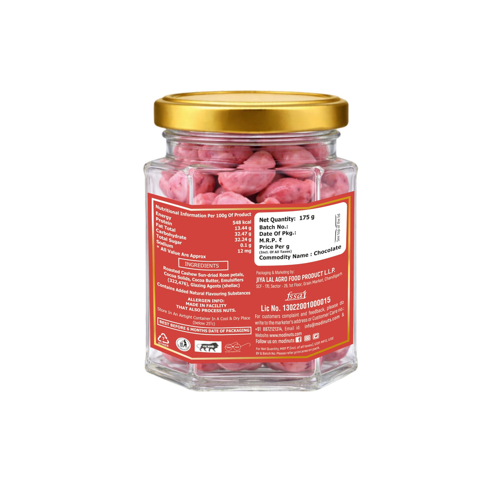 Modinuts Premium Rose Petal Cashews (Pack of 2)