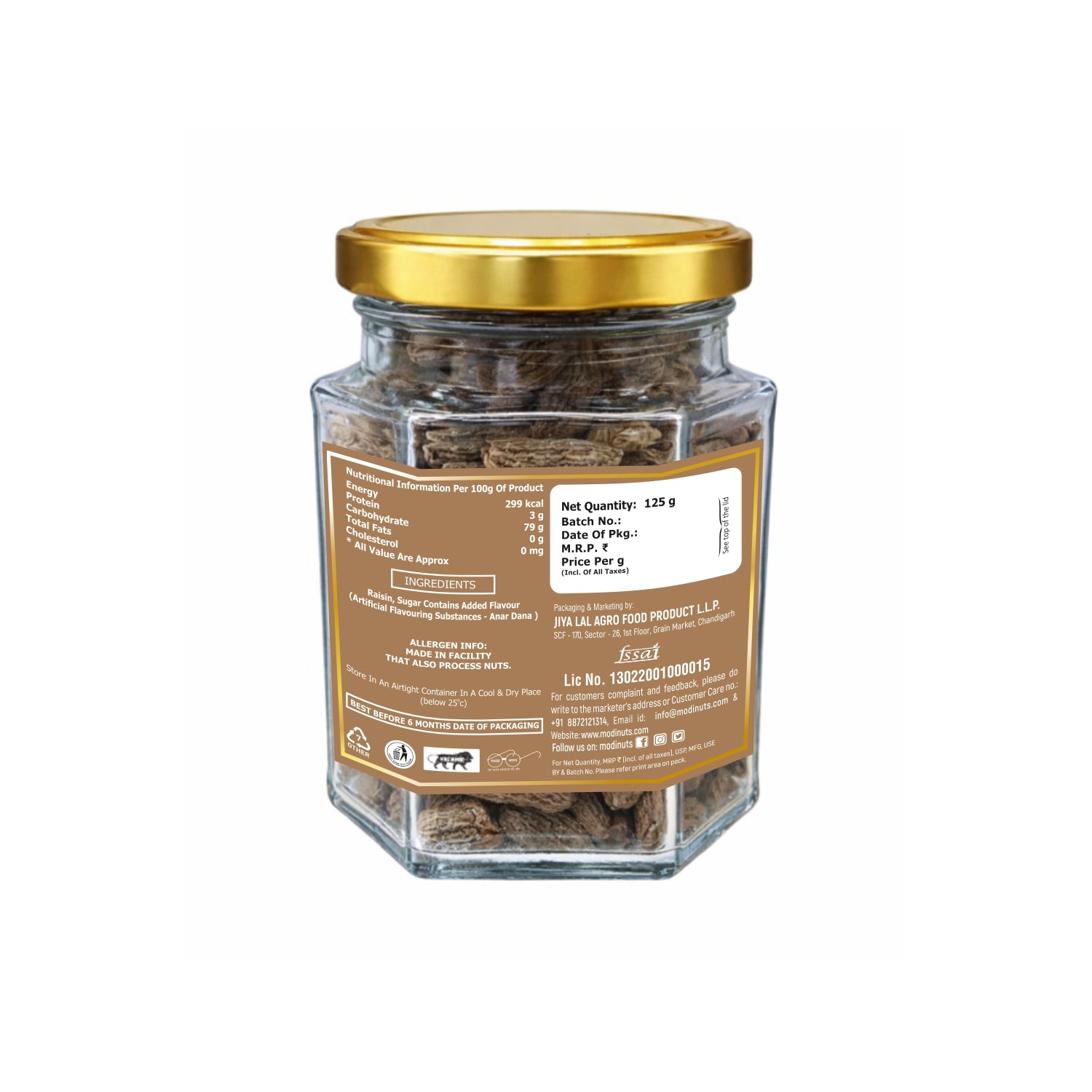 Modinuts Premium Quality Anardana Raisin (Pack of 2)