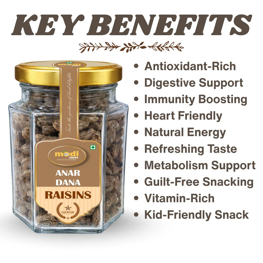 Modinuts Premium Quality Anardana Raisin (Pack of 2)