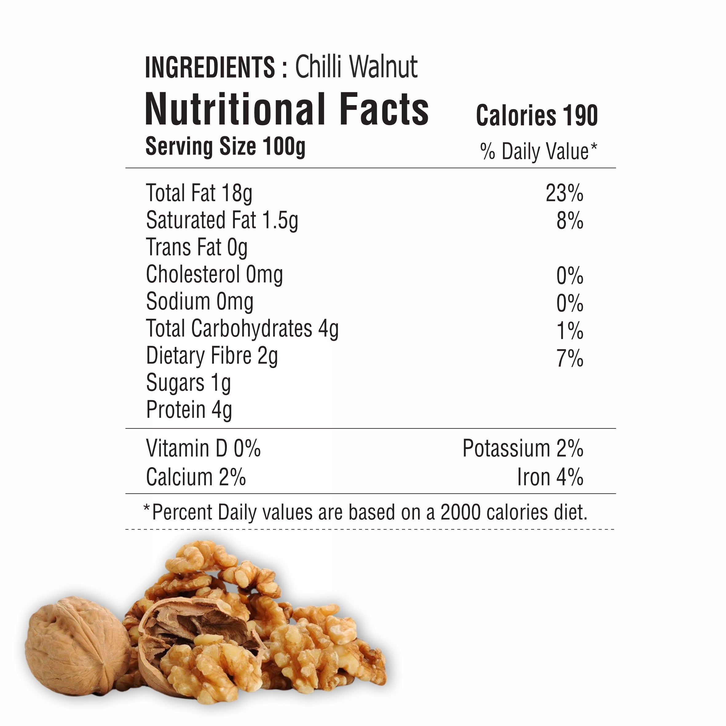 Premium Chilli Walnuts – Modi Nuts