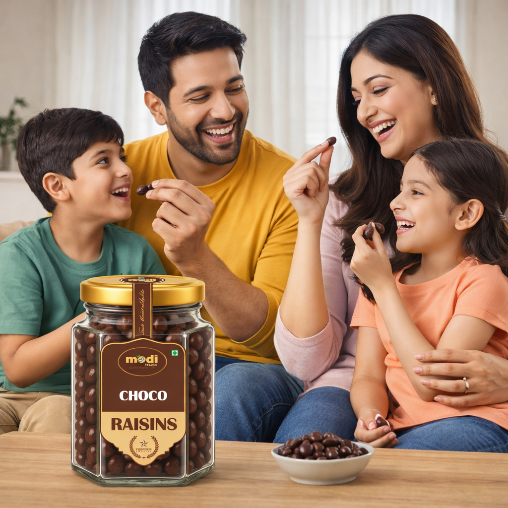 Modinuts Premium Choco Raisins (Pack of 2)