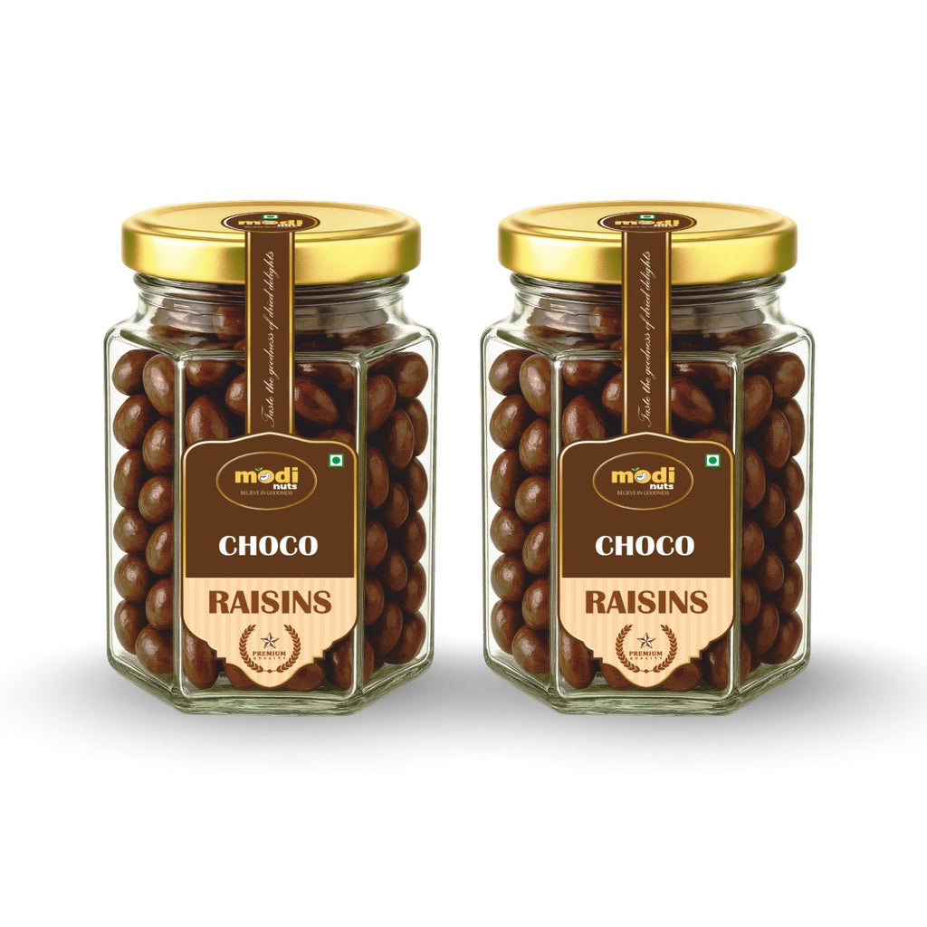 Modinuts Premium Choco Raisins (Pack of 2)