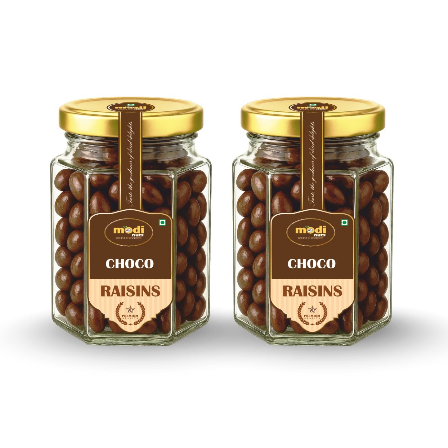 Modinuts Premium Choco Raisins (Pack of 2)