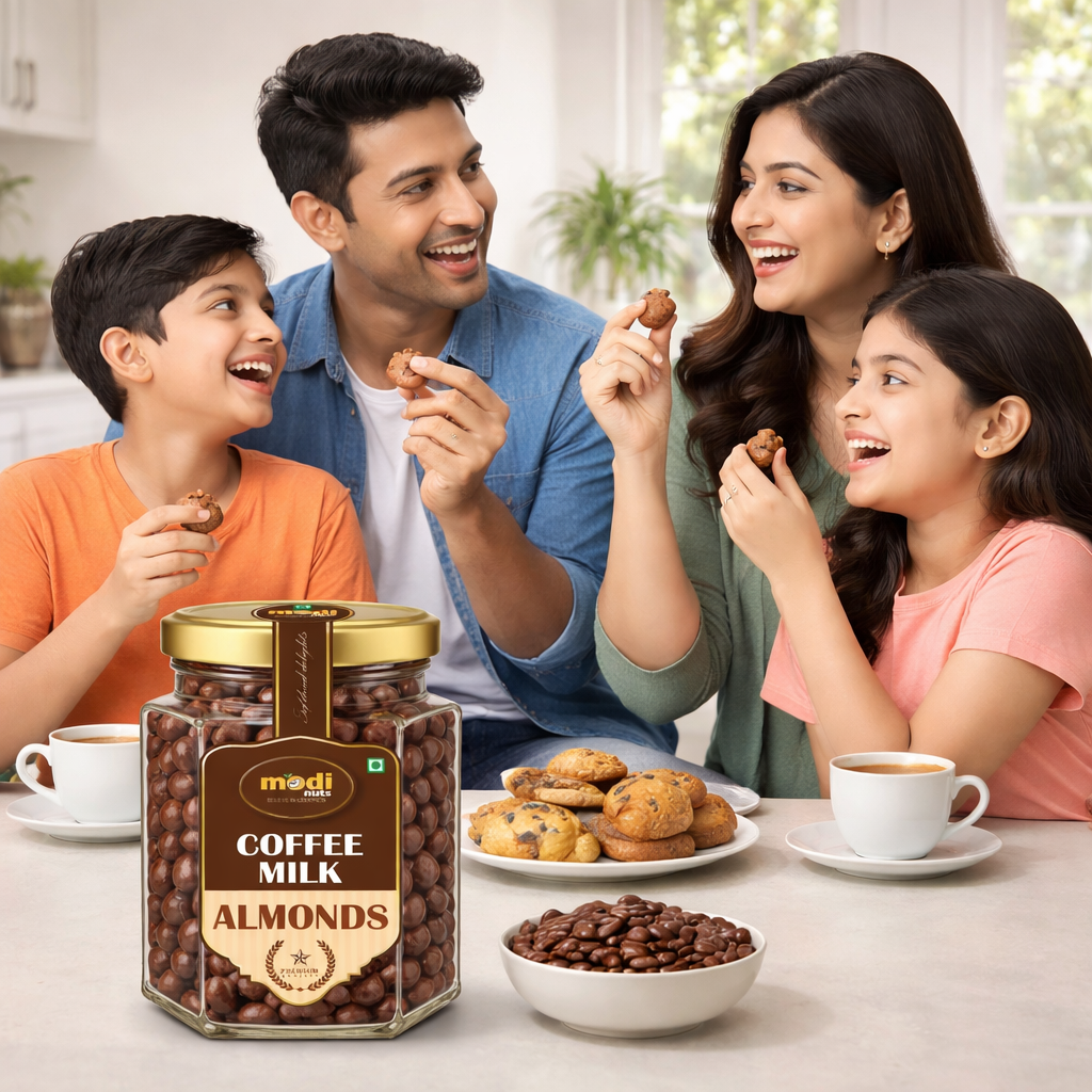 Modinuts Coffee Milk Flavored Almonds (Pack of 2)