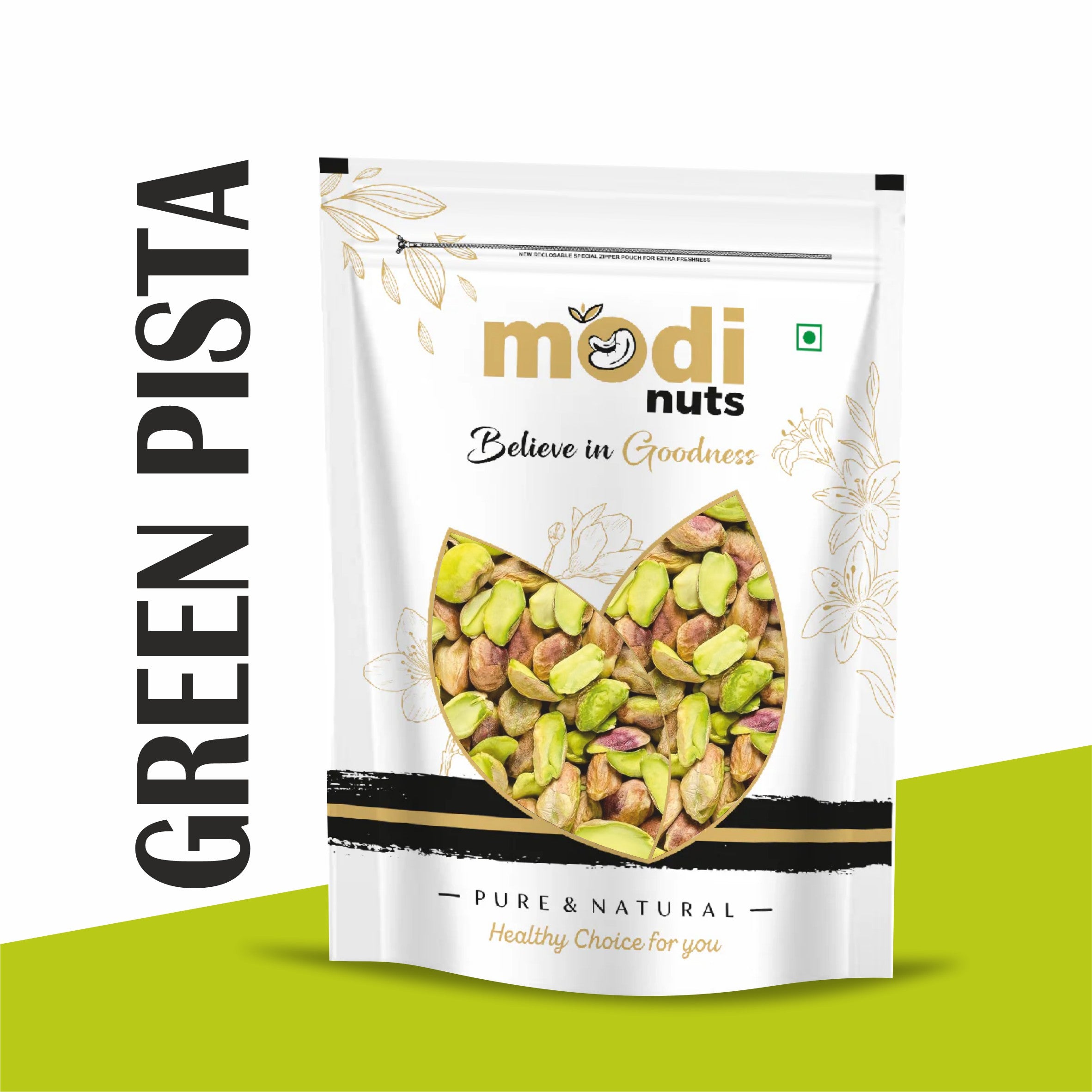 Buy Premium Green Pista Kishori Online – Modinuts