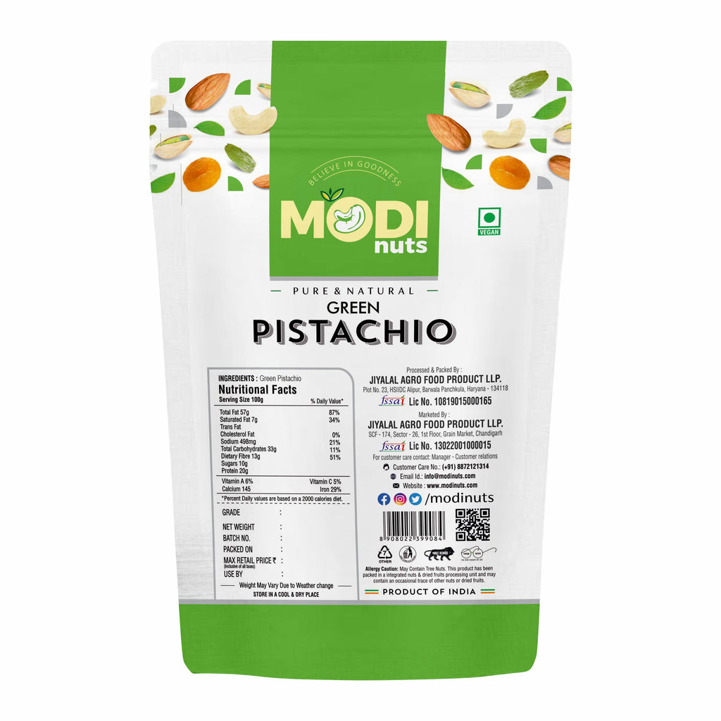 Buy Premium Green Pista Kishori Online – Modinuts
