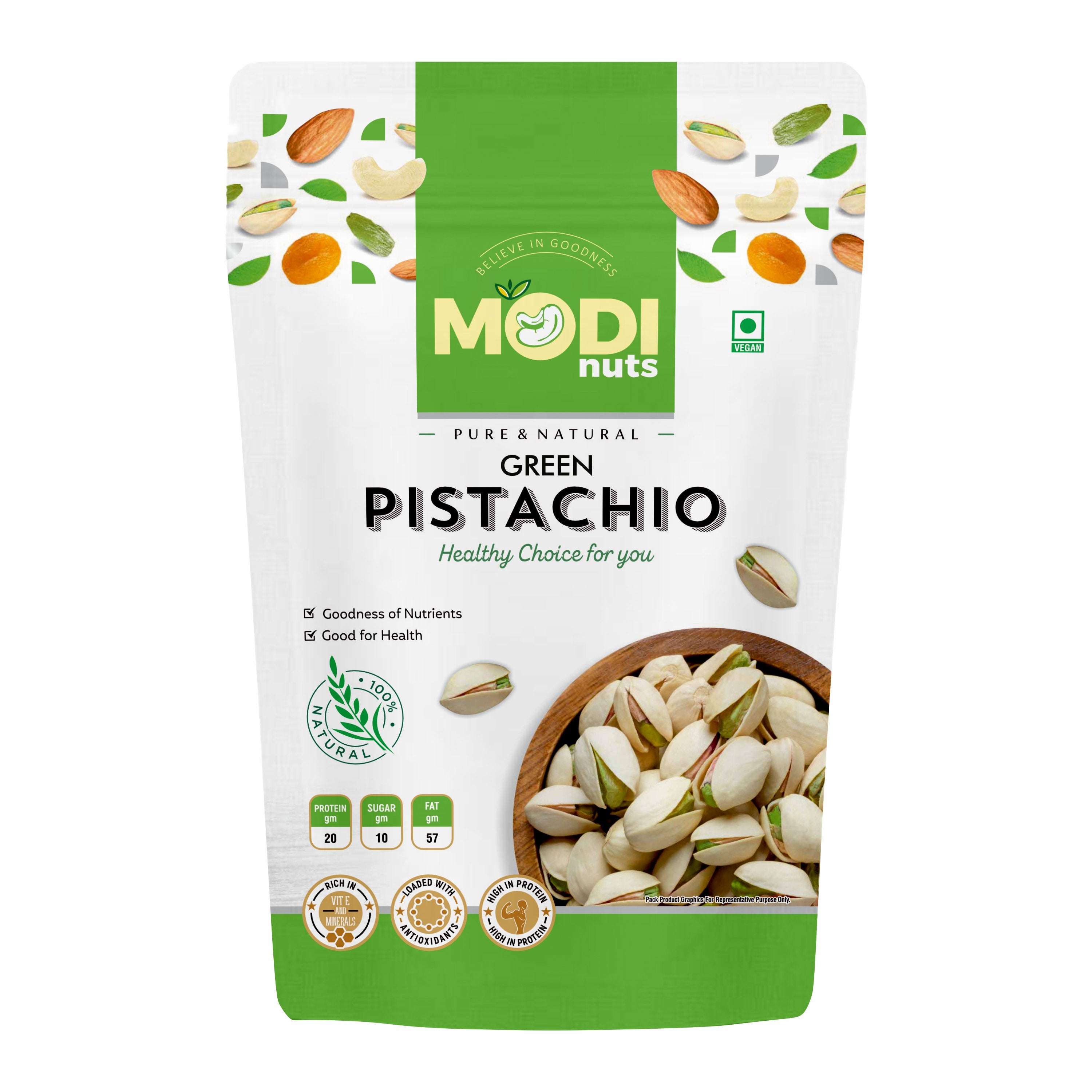 Buy Premium Green Pista Kishori Online – Modinuts