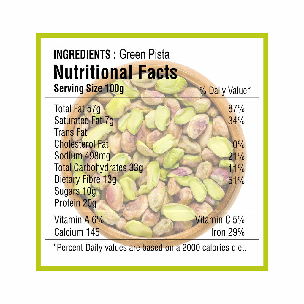 Buy Premium Green Pista Kishori Online – Modinuts