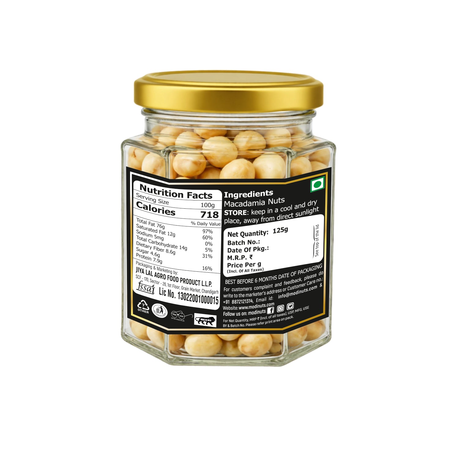 Modinuts Super Premium Macadamia Nuts Without Shell