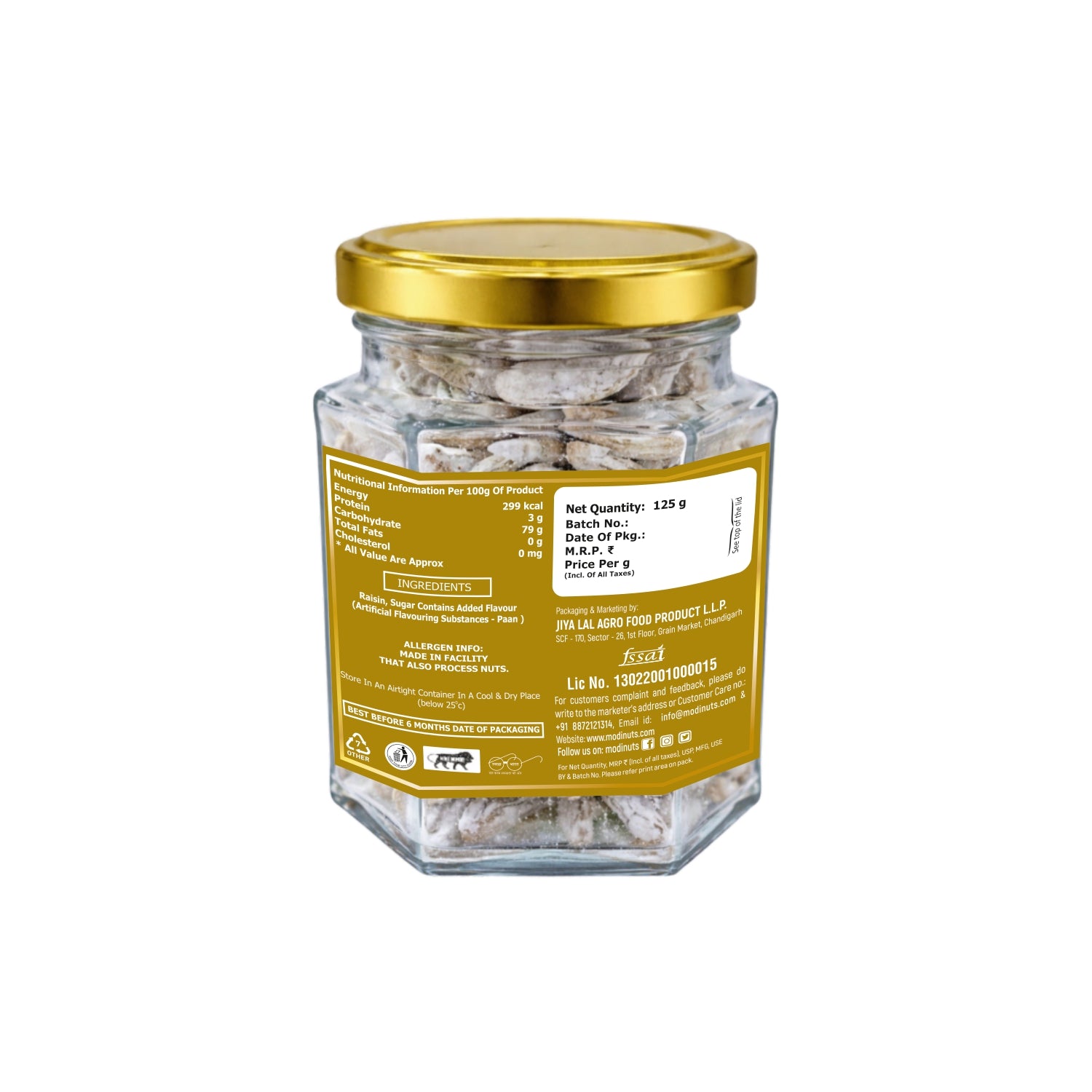 Modinuts Premium Quality Pan Raisins (Pack of 2)