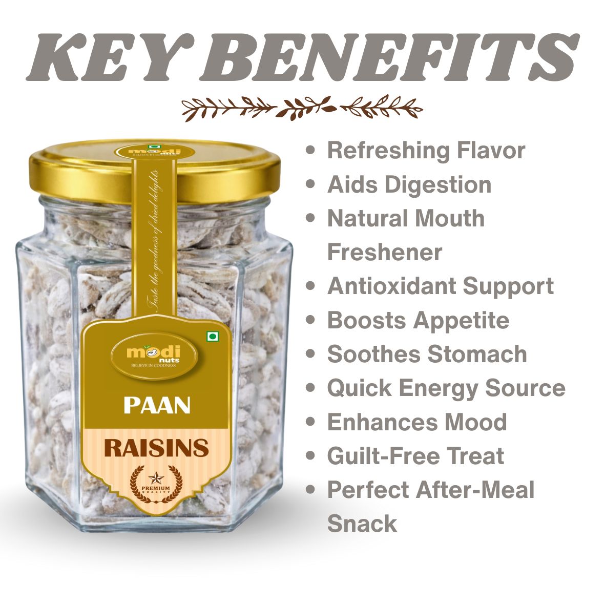 Modinuts Premium Quality Pan Raisins (Pack of 2)