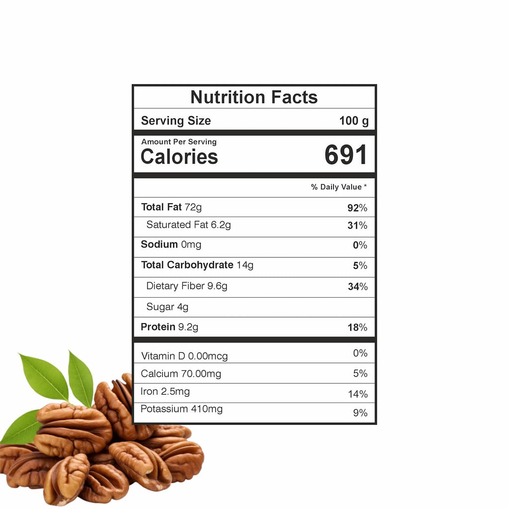 Modinuts Premium Pecan Nuts In Shell 500g | Premium Whole Pecan Nuts with Shell | Natural & Crunchy Pecans | Healthy Dry Fruit Snack