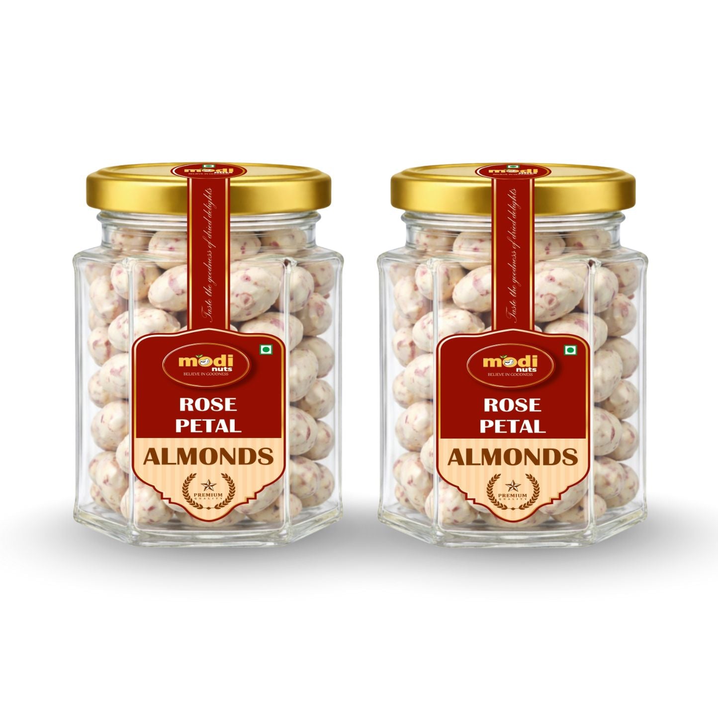 Modinuts Premium Rose Petal Almonds (Pack of 2)