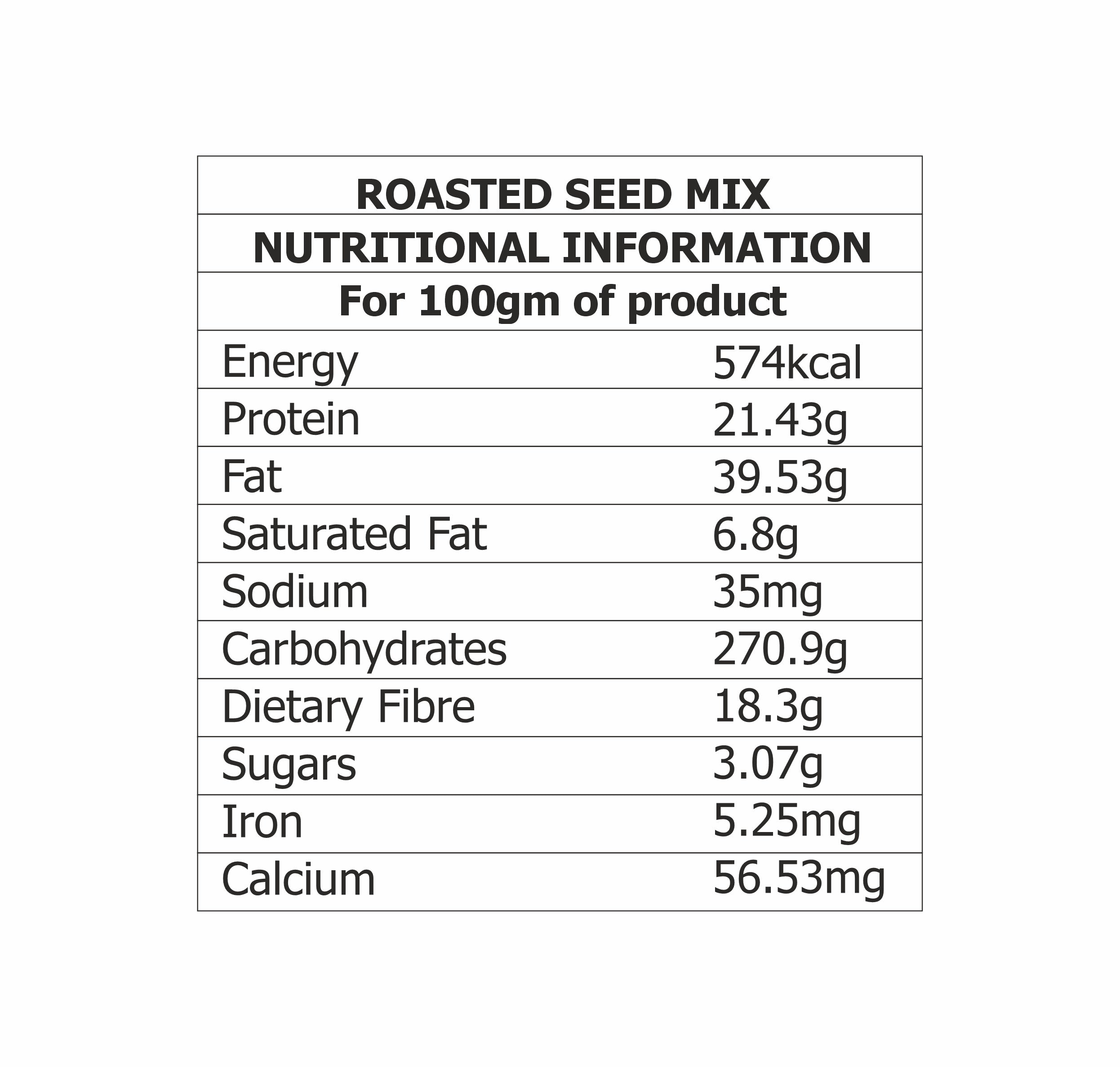 Buy Healthy Seed Mixture – Roasted Snack